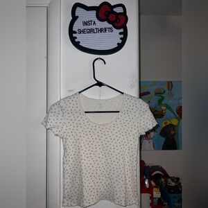 brandy melville thermal crop top